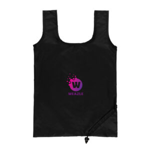 Bolsa de compra RPET 190T plegable Impact AWARE ™negro