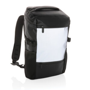 Mochila reflectante de PU para portátil de 15