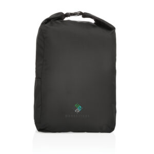 Mochila RPET básica enrollable Impact AWARE ™negro