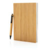 Juego de libreta y bolígrafo A5 Bamboo