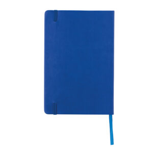 Libreta A5 deluxe PU con tapa duraazul