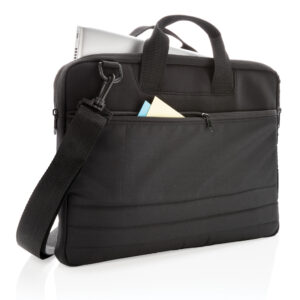 Funda de 15" para portátil y documentos sin PVCnegro