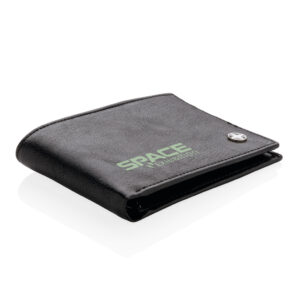 Cartera RFID Swiss Peak anti escánernegro