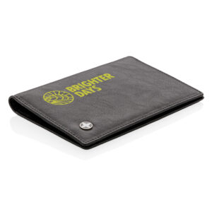 Cartera para pasaporte RFID Swiss Peak anti escánernegro