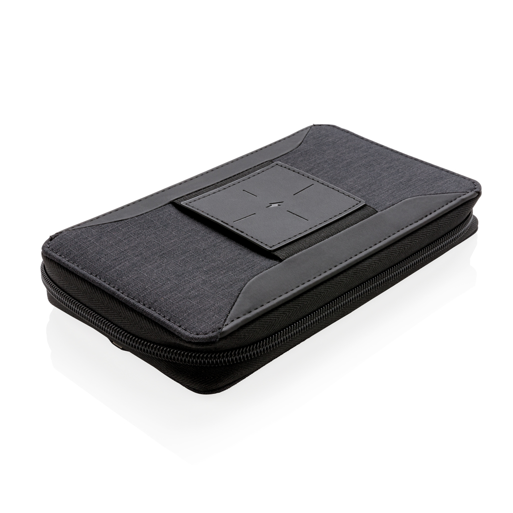 Moderna billetera de viaje Swiss Peak con carga inalámbrica 5 Moderna billetera de viaje Swiss Peak con carga inalámbrica - Imagen 5
