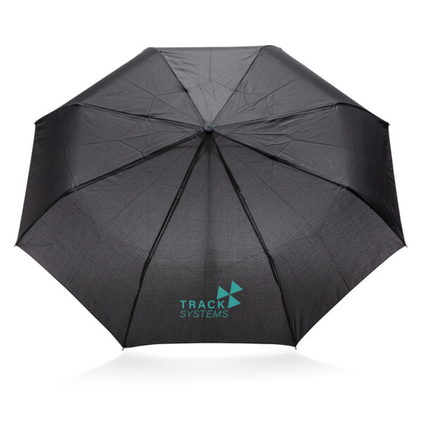 Paraguas manual de 21"con bolsa de manonegro