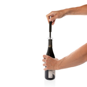 Abridor Vino de metal a presión de aireplata