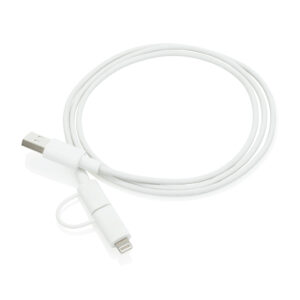 Cable 2 en 1 con licencia Mfi