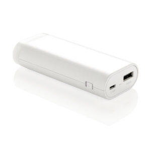 Linterna powerbank 5.000mAhblanco