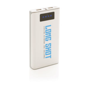 Powerbanks personalizadoss personalizados con display 10.000 mAh 16 Powerbanks personalizadoss personalizados con display 10.000 mAhblanco