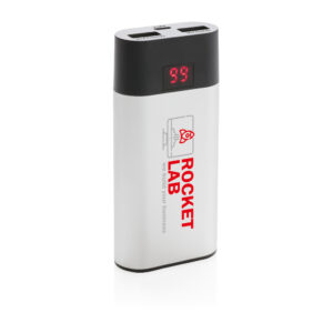 Batería externa de 4000 mAh con pantalla digital 18 Batería externa de 4000 mAh con pantalla digitalplata