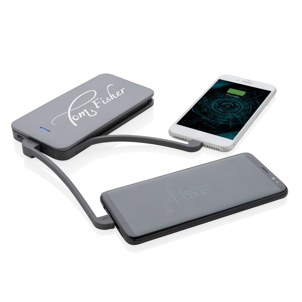 Powerbanks personalizadoss personalizados 10.000 mAh con licencia MFi 9 Powerbanks personalizadoss personalizados 10.000 mAh con licencia MFiplata
