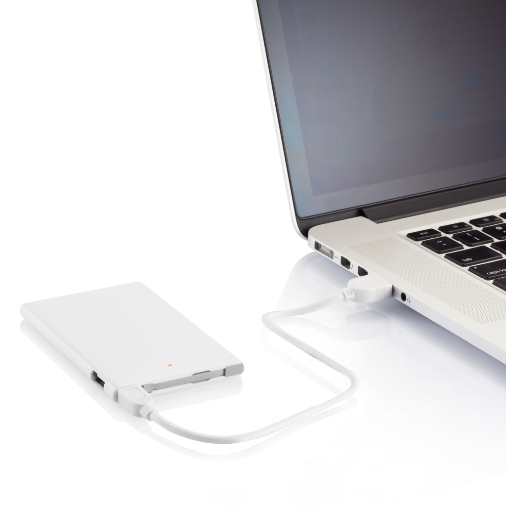 Powerbanks personalizadoss personalizados 2500 mAh 4 Powerbanks personalizadoss personalizados 2500 mAhblanco
