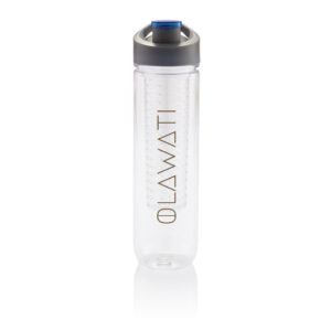 Botellas personalizadas  de agua con infusorazul