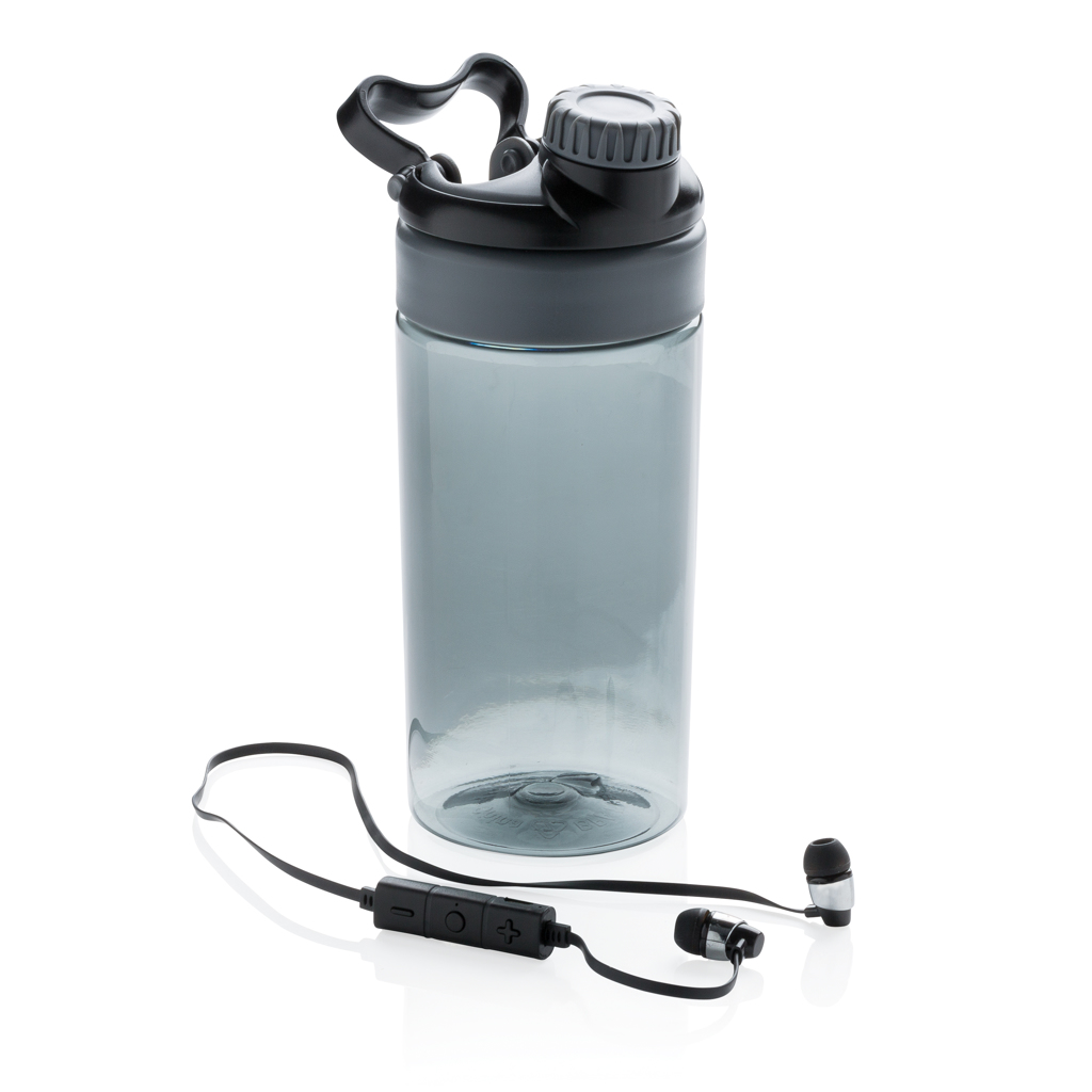 Botellas personalizadas antigoteo con auriculares inalámbricos 1 Botellas personalizadas antigoteo con auriculares inalámbricos