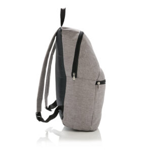 Mochila básica de dos tonosgris