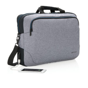 Maletín Arata para ordenador portátil 15"gris