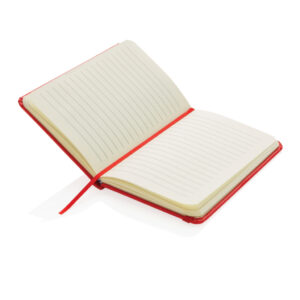 Libreta A6 básica de tapa durarojo