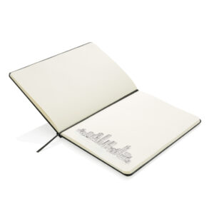 Libreta plana A5 básica de tapa duranegro