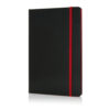 Libreta A5 deluxe tapa dura y bordes a color