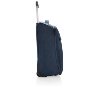 Trolley plegable de dos tonosazul