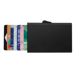 Tarjetero RFID C-Secure de aluminionegro