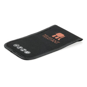 Funda de teléfono con bloqueo de señal y anti-radiaciónnegro