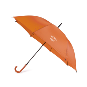 paraguas naranja personalizado