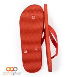 CHANCLAS MANISOK Personalizado ROJO 3