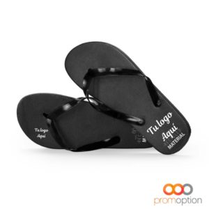 Chanclas Tapiok Personalizadas 6 CHANCLAS TAPIOK Personalizada NEGRAS