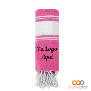 PAREO TOALLA BOTARI personalizada ROSA