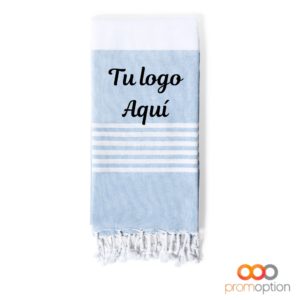 PAREO TOALLA VEDANT Personalizada AZUL CLARO 1