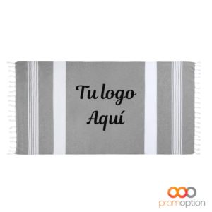 PAREO TOALLA VEDANT Personalizada GRIS 1