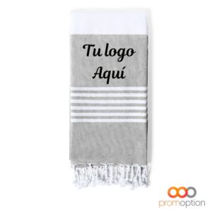 PAREO TOALLA VEDANT Personalizada GRIS 2