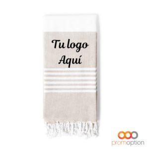 PAREO TOALLA VEDANT Personalizada MARRON 1