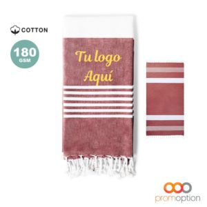 PAREO TOALLA VEDANT Personalizada ROJO 1