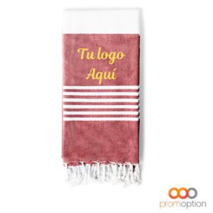 PAREO TOALLA VEDANT Personalizada ROJO 2