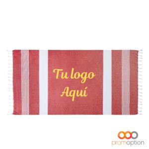 PAREO TOALLA VEDANT Personalizada ROJO