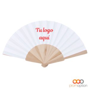 Abanico Folklore 22 ABANICO FOLKLORE Personalizada BLANCO