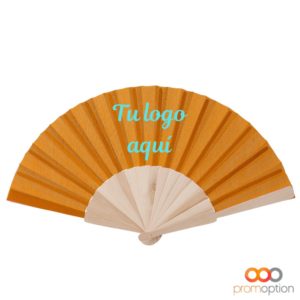 Abanico Folklore 25 ABANICO FOLKLORE Personalizada NARANJA