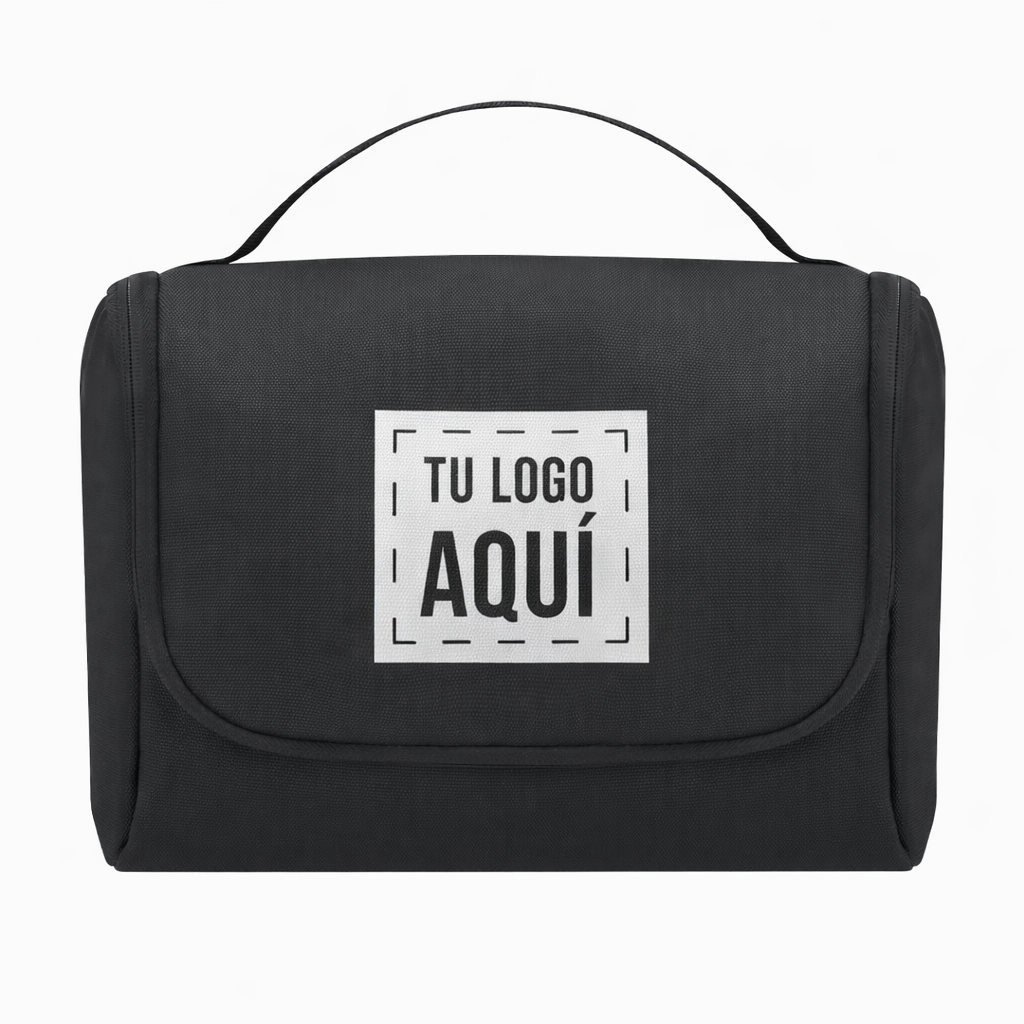 Neceser personalizado negro Samthe 1 neceser de viaje negro personalizado