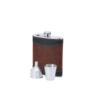 set personalizado premium petaca de madera ideal para regalo
