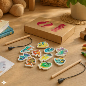 Juego de madera para niños Fishy